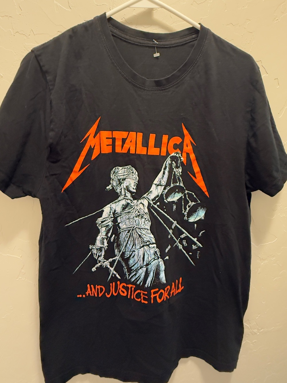 Metallica …And Justice for All Graphic T-Shirt – Retro 1980s Heavy Metal Band Te